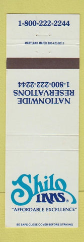 Matchbook Cover - Shilo Inns CHAIN