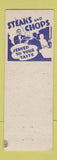 Matchbook Cover - Wayne's Grill New Castle IN