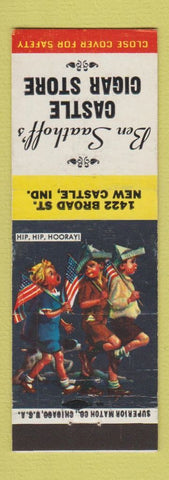 Matchbook Cover - Ben Saathoff's Castle Cigar Store New Castle IN
