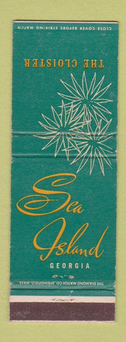 Matchbook Cover - The Cloister Sea Island GA WEAR