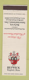 Matchbook Cover - Befwick English Inns Erie PA
