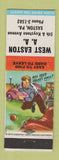 Matchbook Cover - West Eastn AA Easton PA