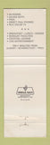Matchbook Cover - Stardust Motor Inn Schenectady NY