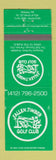 Matchbook Cover - Fallen Timber Golf Club Midway PA