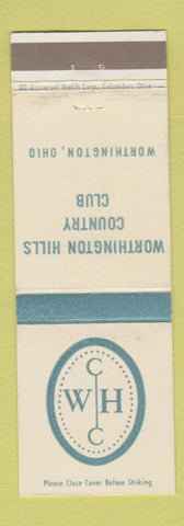 Matchbook Cover - Worthington Hills Country Club Worthington OH WEAR