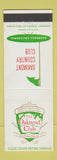 Matchbook Cover - Oakmont Country Club golf Glendale CA