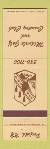 Matchbook Cover - Midvale Golf and Country Club Penfield NY