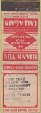 Matchbook Cover - Garrick Theatre STAMPED St Paul MN? WORN