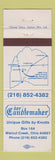 Matchbook Cover - Der Candlemaker Gifts Walnut Creek OH