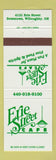 Matchbook Cover - Erie Street Cafe Willoughby OH
