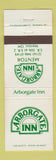 Matchbook Cover - Arborgate Inn Mentor OH