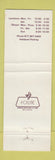 Matchbook Cover - Restaurant Genji Boston MA WEAR