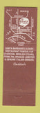 Matchbook Cover - Joe's of Santa Barbara CA Restaurant