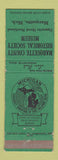 Matchbook Cover - Marquette County Historical Society Museum MI WORN