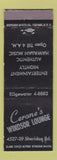 Matchbook Cover - Cerone's Windsor Lounge Chicago?