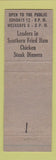 Matchbook Cover - Owen's Plantation Dinners Cleveland OH