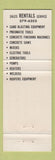 Matchbook Cover - Albany Equipment Rentals Columbus OH WEAR