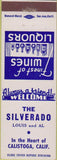 Matchbook Cover - Silverado Liquor Calistoga CA