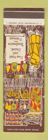 Matchbook Cover - The Abbey  College Park MD Richmond VA Norwalk CT