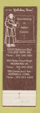Matchbook Cover - The Abbey  College Park MD Richmond VA Norwalk CT