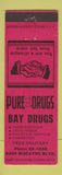 Matchbook Cover - Bay Drug Store Miami? FL