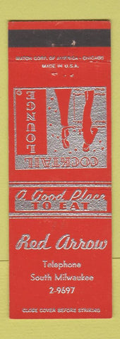 Matchbook Cover - Red Arrow South Milwaukee WI