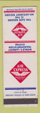Matchbook Cover - Air Express Railway Express Edgar Keller Chicago IL