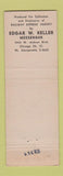 Matchbook Cover - Air Express Railway Express Edgar Keller Chicago IL