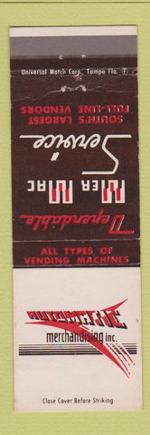 Matchbook Cover - Automatic Merchandising Vending