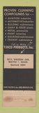 Matchbook Cover - Turco Cleaning Products Los Angeles Houston Atlanta Seattle