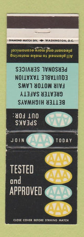 Matchbook Cover - AAA Auto Club