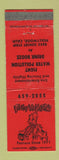 Matchbook Cover - Filthy McNasty's Hollywood CA