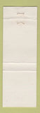Matchbook Cover - Filthy McNasty's Hollywood CA