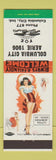 Matchbook Cover - Columbia City IN Eagles Club pinup