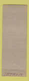 Matchbook Cover - VE Gustafson Real Estate Detroit MI