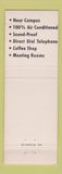 Matchbook Cover - University Inn Kent OH