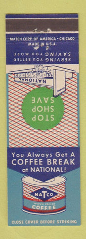 Matchbook Cover - NATCO Coffee National Grocery