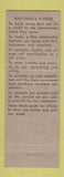 Matchbook Cover - NATCO Coffee National Grocery