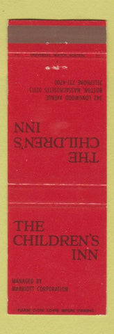 Matchbook Cover - Children's Inn Boston MA Marriott