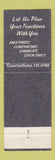 Matchbook Cover - Children's Inn Boston MA Marriott