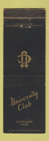 Matchbook Cover - University Club Cleveland OH WEAR