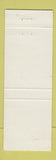 Matchbook Cover - Gold Fox Lounge Gahanna
