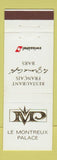 Matchbook Cover - Le Montreux Palace French Swissotel