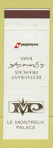 Matchbook Cover - Le Montreux Palace French Swissotel