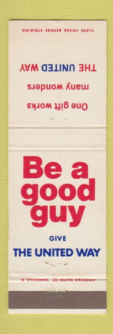 Matchbook Cover - United Way Charity WEAR