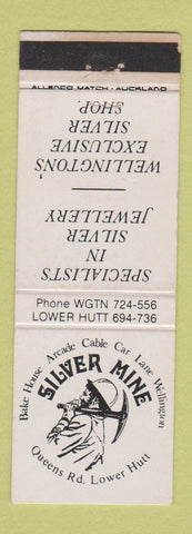 Matchbook Cover - Silver Mine Jewelry Lower Hutt New Zealand WEAR