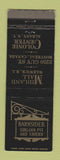Matchbook Cover - Barnsider Sirloin Pit Tavern Warwick RI Albany NY Montreal
