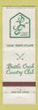 Matchbook Cover - Battle Creek Country Club MI