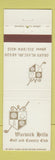 Matchbook Cover - Warwick Hills Golf Country Club Grand Blanc MI