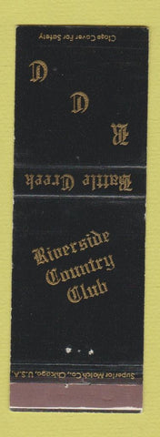 Matchbook Cover - Riverside Country Club Battle Creek MI